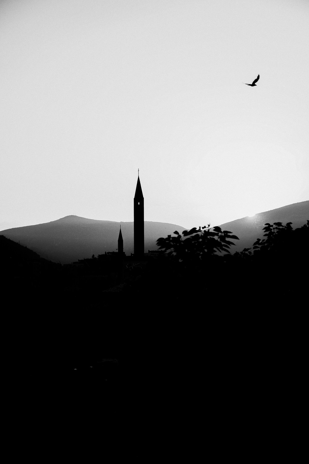 Silhouette of a Timeless Tower